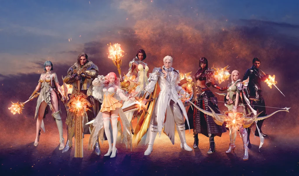 Eternal Sun Weapon Skin included in the AION 2 Deluxe Founder's Pack